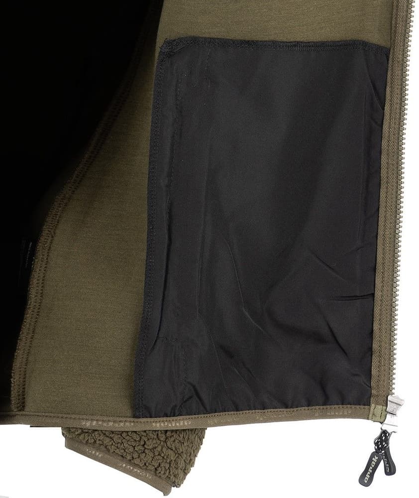 Arrak Sherpa Fleece Jacket naisten fleecetakki, Olive, view: 5