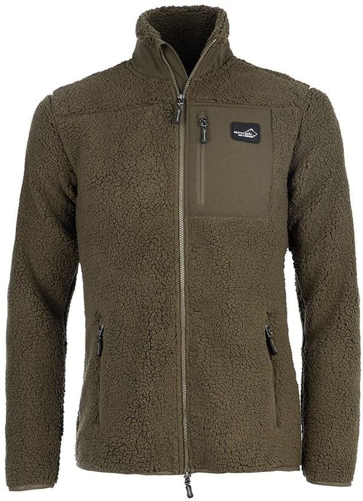 Arrak Sherpa Fleece Jacket naisten fleecetakki, Olive, view: 0