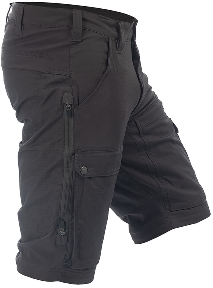 Arrak Flexible Zip Off Pant katkolahjehousut, mustaharmaa, view: 8