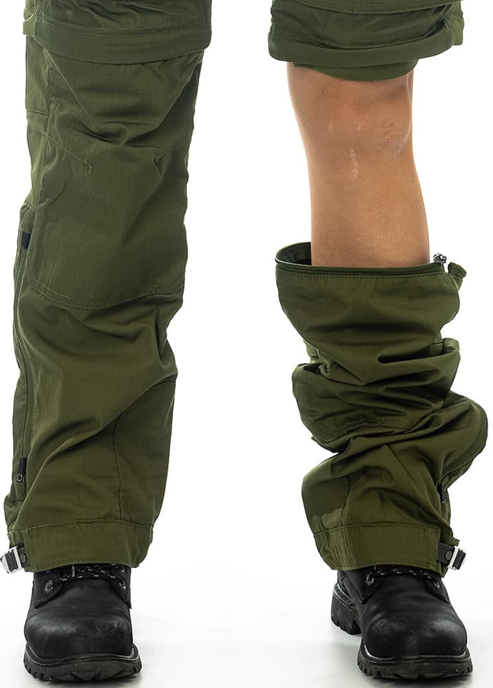 Arrak Flexible Zip Off Pant naisten katkolahjehousut, vihreä, view: 7