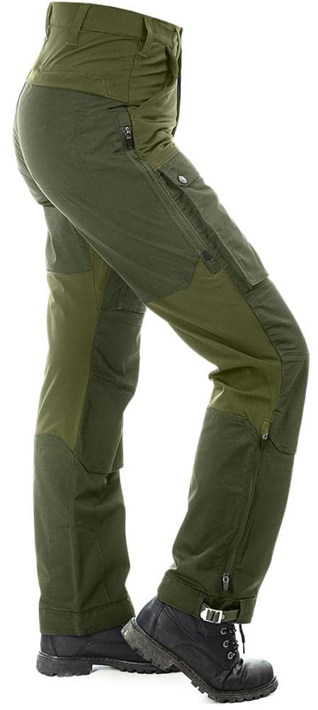 Arrak Flexible Zip Off Pant naisten katkolahjehousut, vihreä, view: 1