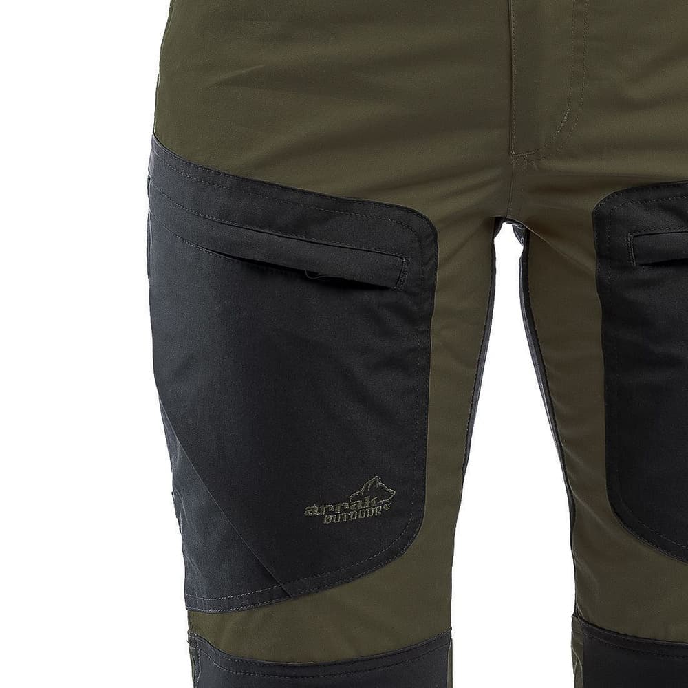 Arrak Active Stretch Pants Olive - -naisten tekniset housut, oliivi, view: 2