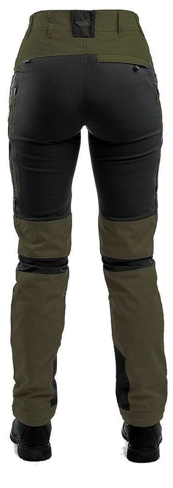 Arrak Active Stretch Pants Olive - -naisten tekniset housut, oliivi, view: 1