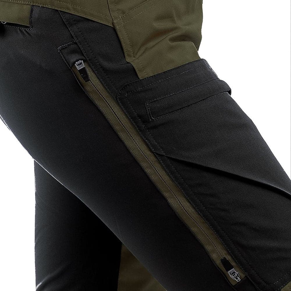 Arrak Active Stretch Pants Olive - -naisten tekniset housut, oliivi, view: 3