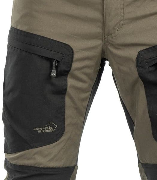 Arrak Active Stretch -ulkoiluhousut, ruskea, view: 3