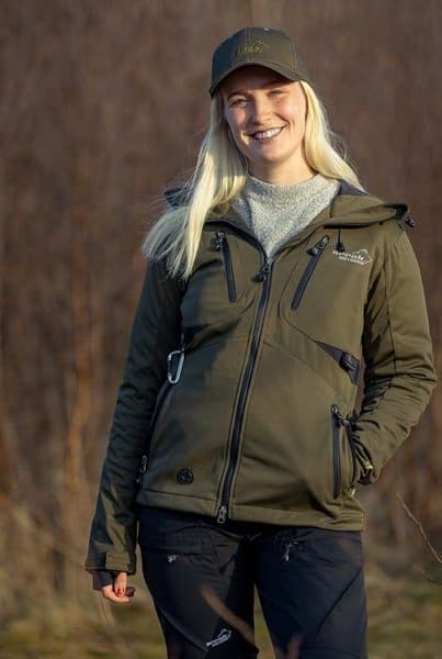 Arrak Akka -naisten softshelltakki, Olive, view: 7