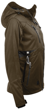 Arrak Akka Softshell Jacket naisten takki, Brown - view: 1