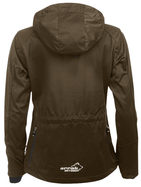 Arrak Akka Softshell Jacket naisten takki, Brown, view: 2