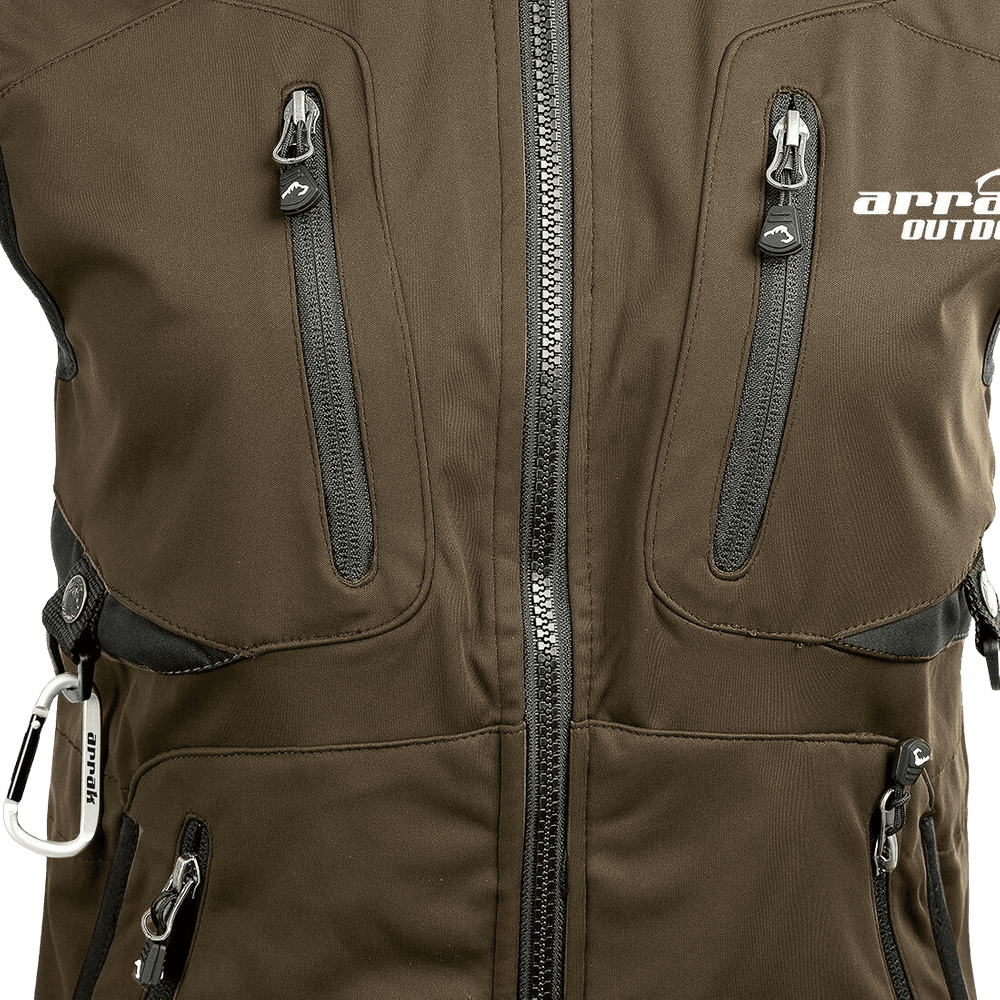 Arrak Akka Softshell Jacket naisten takki, Brown, view: 4