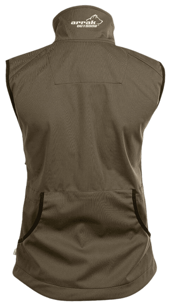 Arrak Acadia Softshell Vest naisten liivi, Brown, view: 2