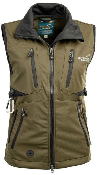 Arrak Acadia Softshell Vest Olive -naisten liivi, oliivi, view: 1