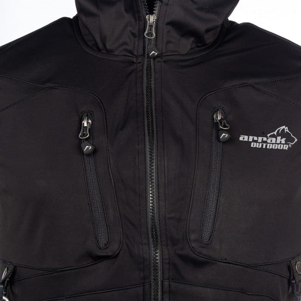 Arrak Acadia naisten softshell-liivi, musta, view: 3