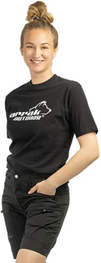 Arrak Active Stretch Shorts naisten shortsit, musta - view: 3