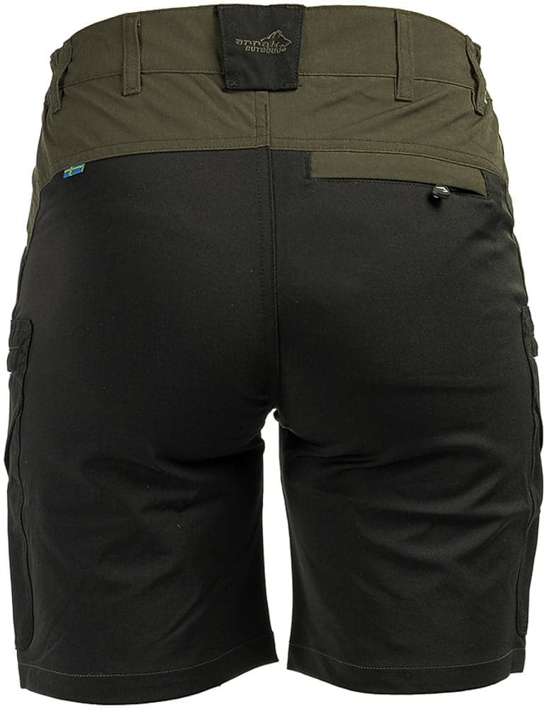 Arrak Active Stretch Shorts naisten shortsit, oliivinvihreä, view: 1