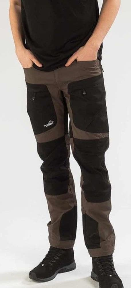 Arrak Active Stretch -ulkoiluhousut, ruskea, view: 2