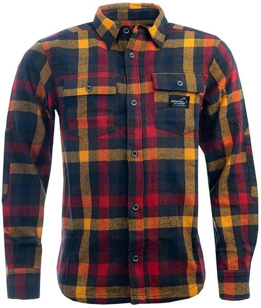 Arrak Flannel Shirt Insulated paita, Navy, view: 0