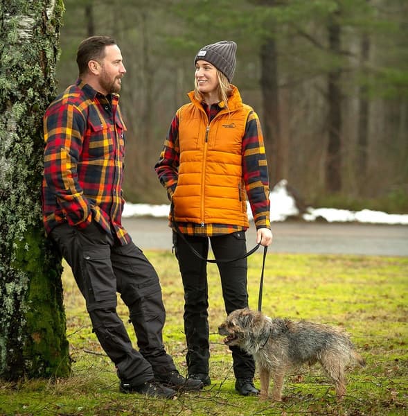 Arrak Flannel Shirt Insulated paita, Navy, view: 5