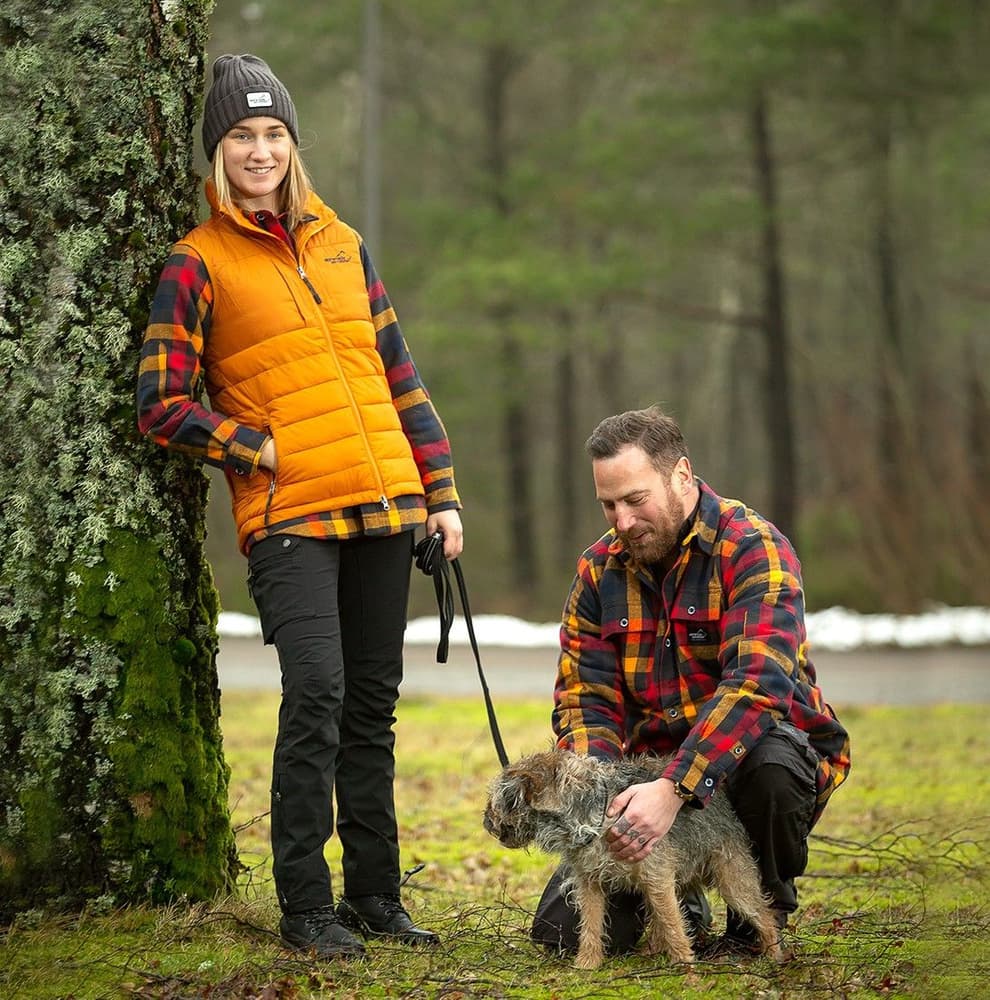 Arrak Flannel Shirt Insulated naisten paita, Navy, view: 4