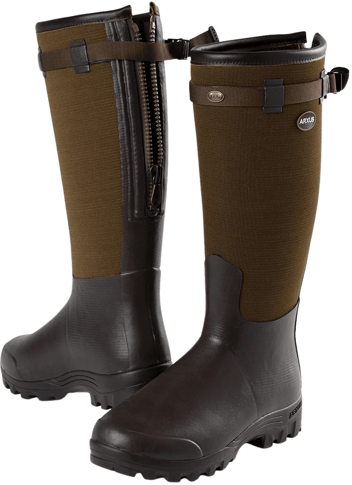 Primo Nord LW kumisaappaat, unisex, ruskea/maastonvihreä, view: 1