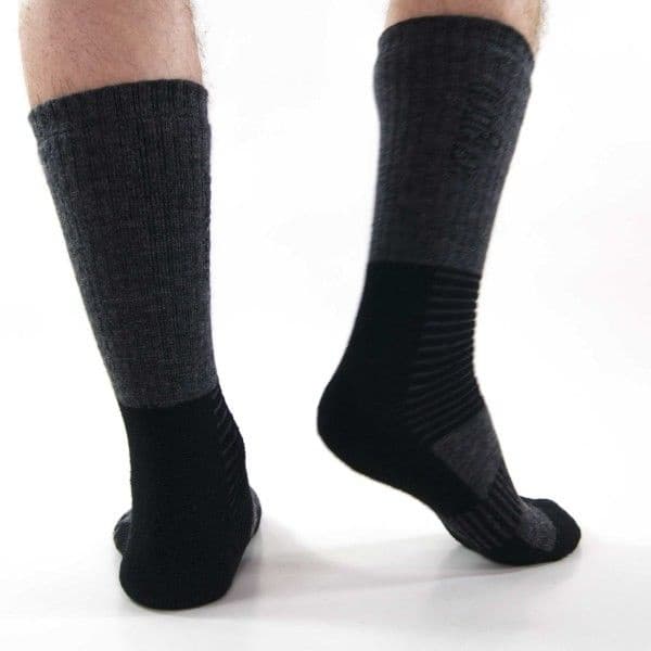 Ull Mid -merinosukat, harmaa, view: 2