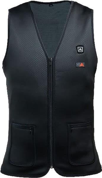 Heat Vest Thin V-Neck Powerbank Black, view: 0
