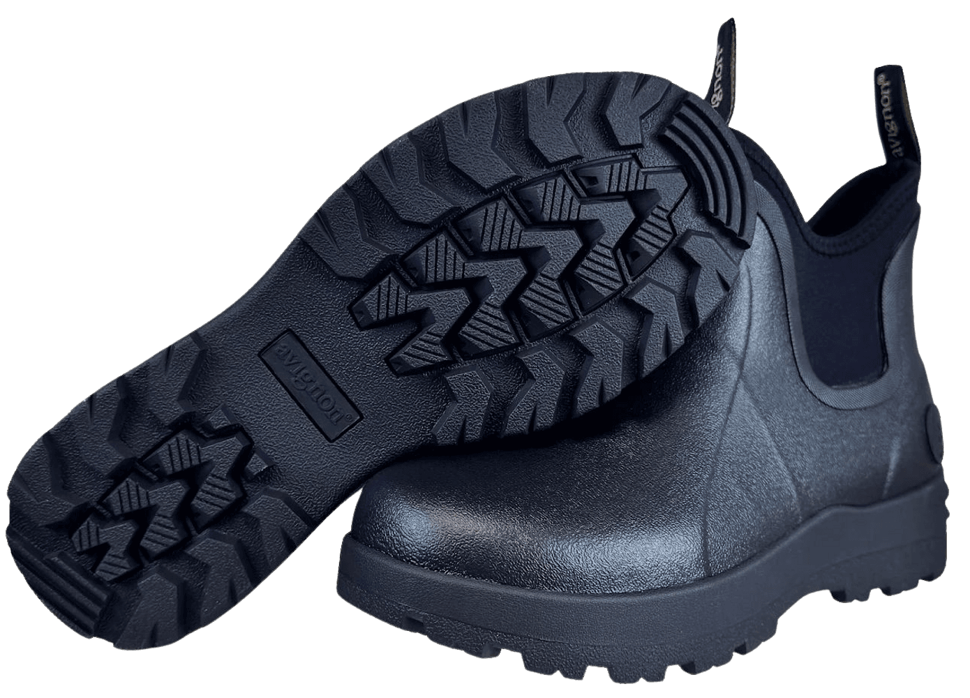 Sydney Jodhpurs Rubber/Neoprene Basic kumisaappaat, Black, view: 1