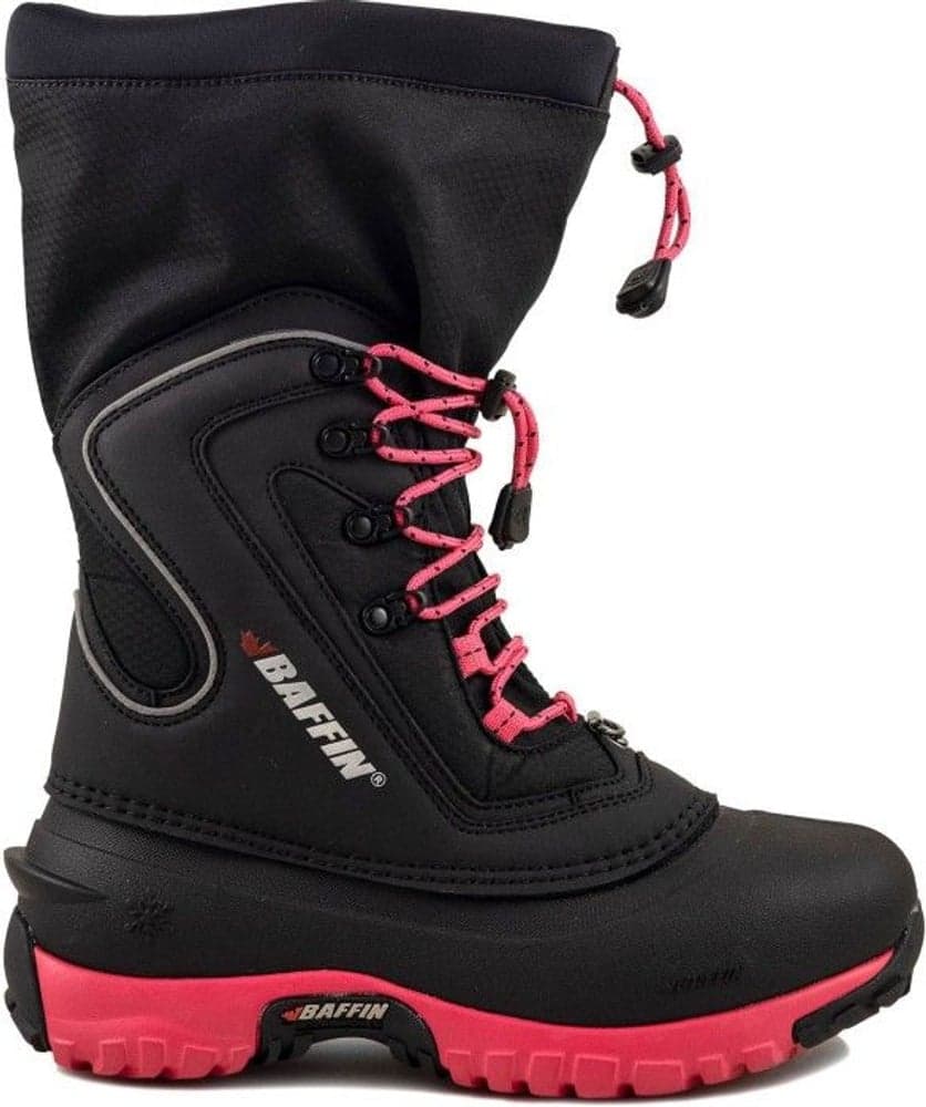 Flare naisten talvikengät, musta/pinkki, view: 1