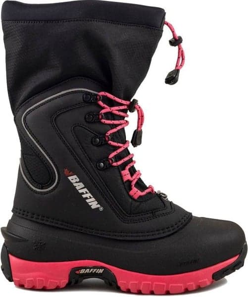 Flare naisten talvikengät, musta/pinkki, view: 1