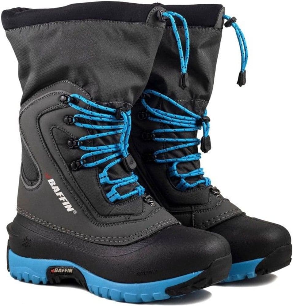 Flare naisten talvikengät, harmaa/sininen, view: 1