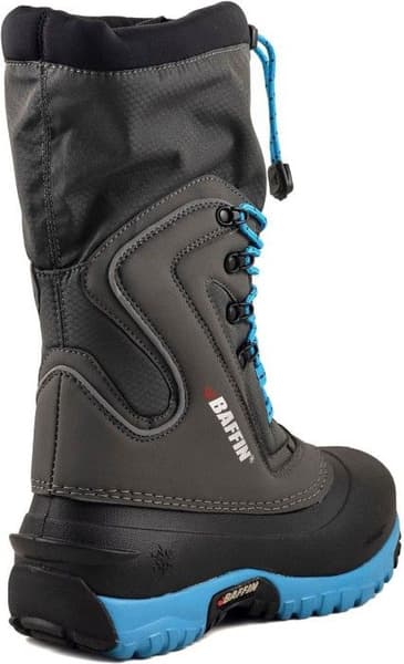 Flare naisten talvikengät, harmaa/sininen, view: 4