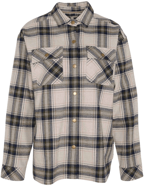 Highfield Check naisten paita, Sand, view: 0