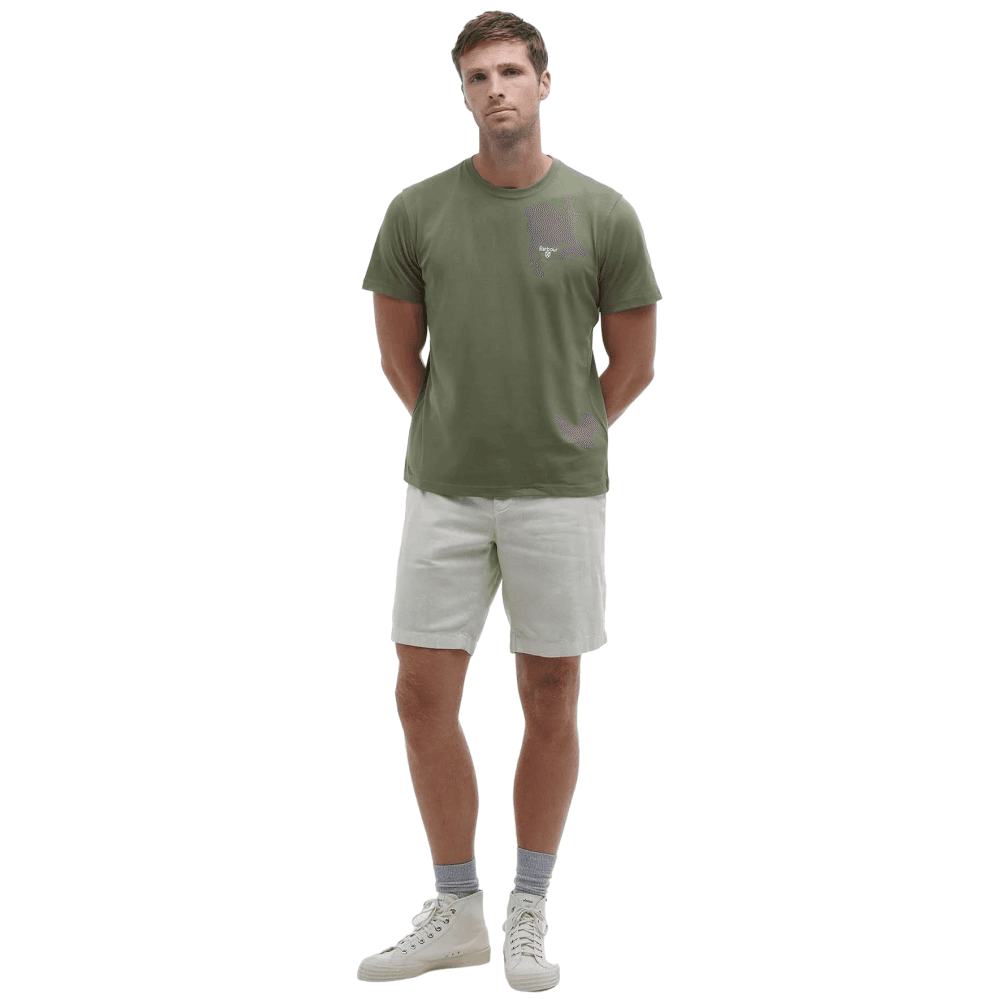 Sports t-paita, Burnt Olive, view: 4