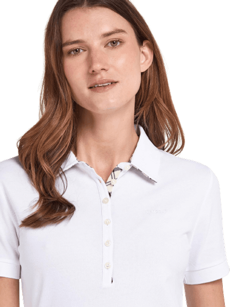 Portsdown Top naisten pikeepaita, White/Platinum, view: 1