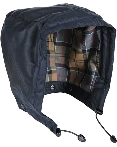 Wax Cotton Hood vahattu huppu vahattua, tummansininen, view: 0