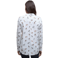W's Safari Shirt Dog Print - view: 3