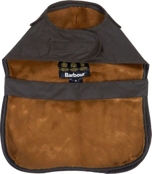 2 in 1 Wax Dog Coat koiran takki, Olive/Brown, view: 1