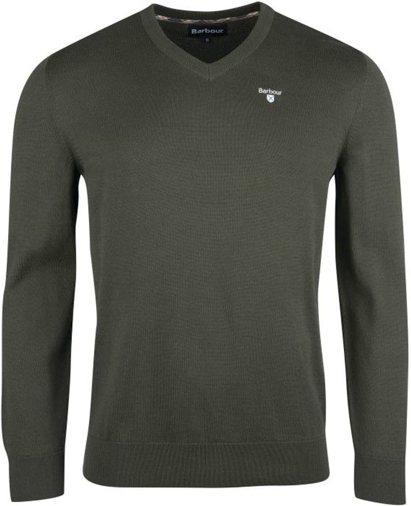 Organic V-Neck pusero, vihreä, view: 0