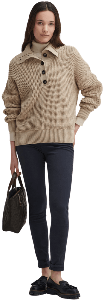 Woodside Knit naisten pusero, Oatmeal/Hessian Tart, view: 5