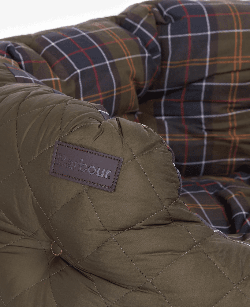 Quilted Dog Bed 35'' koiran peti, Olive, view: 3