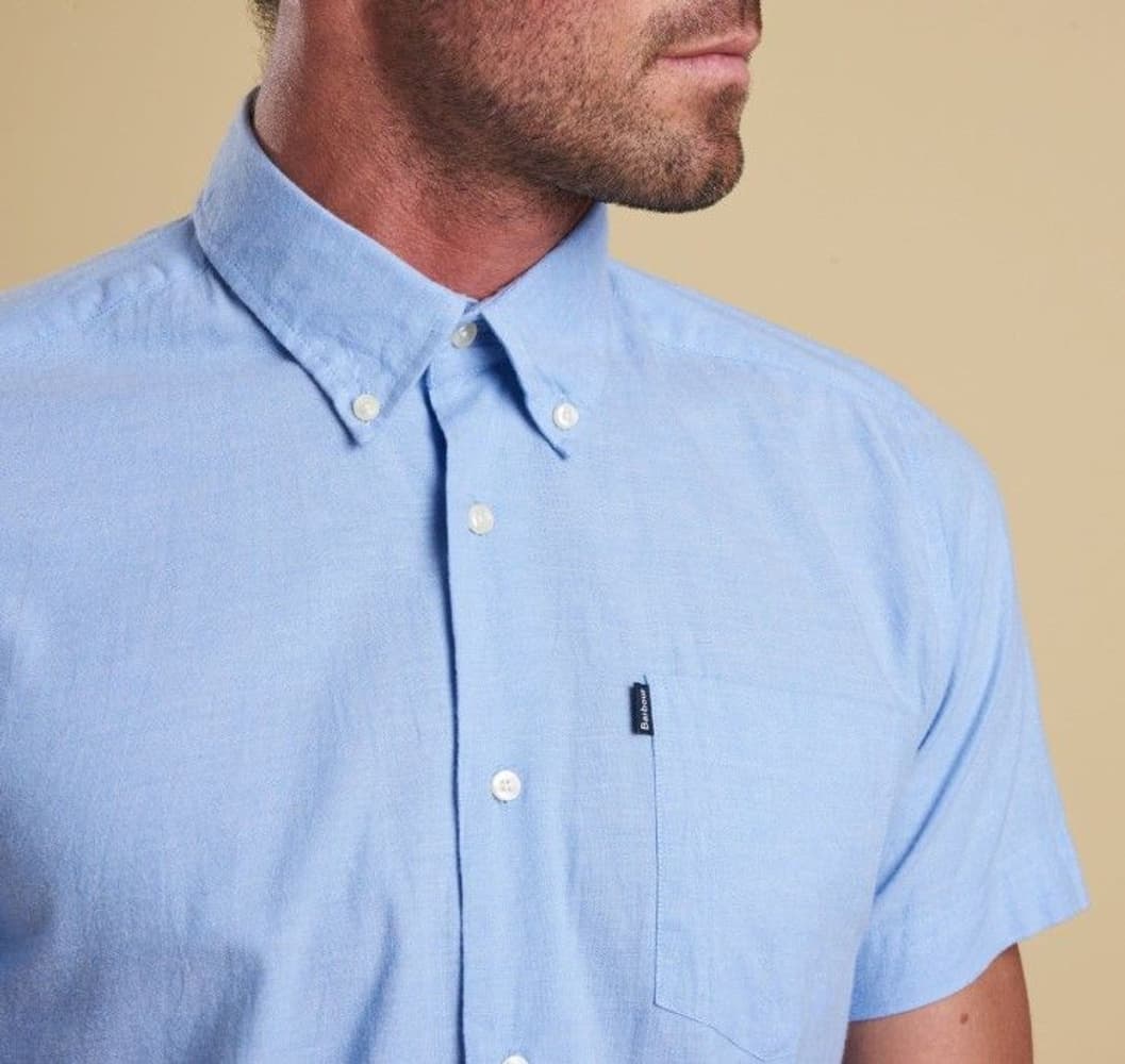 Casey S/S Shirt Tailored Fit -miesten paita, sininen, view: 2