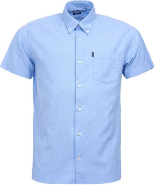 Casey S/S Shirt Tailored Fit -miesten paita, sininen, view: 0