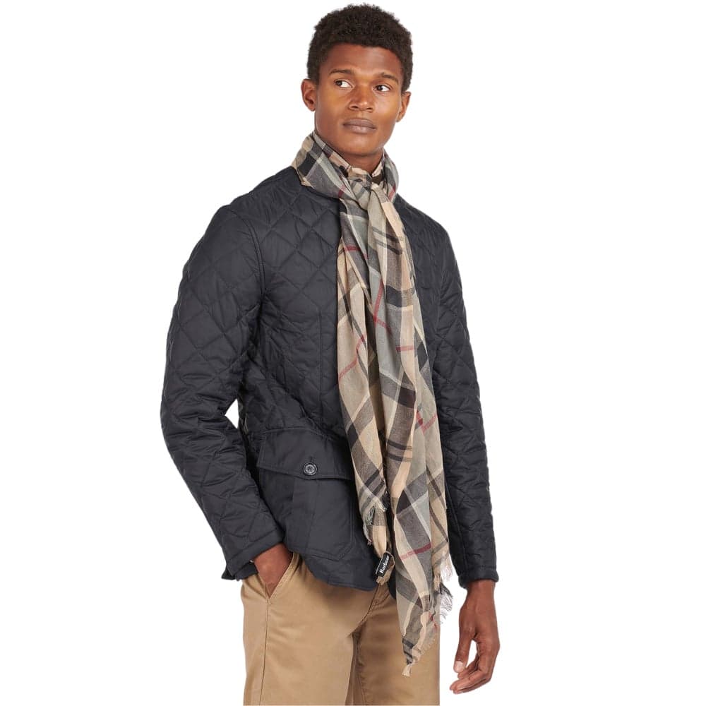 Welton Tartan Scarf Stone Dress Tartan, view: 3