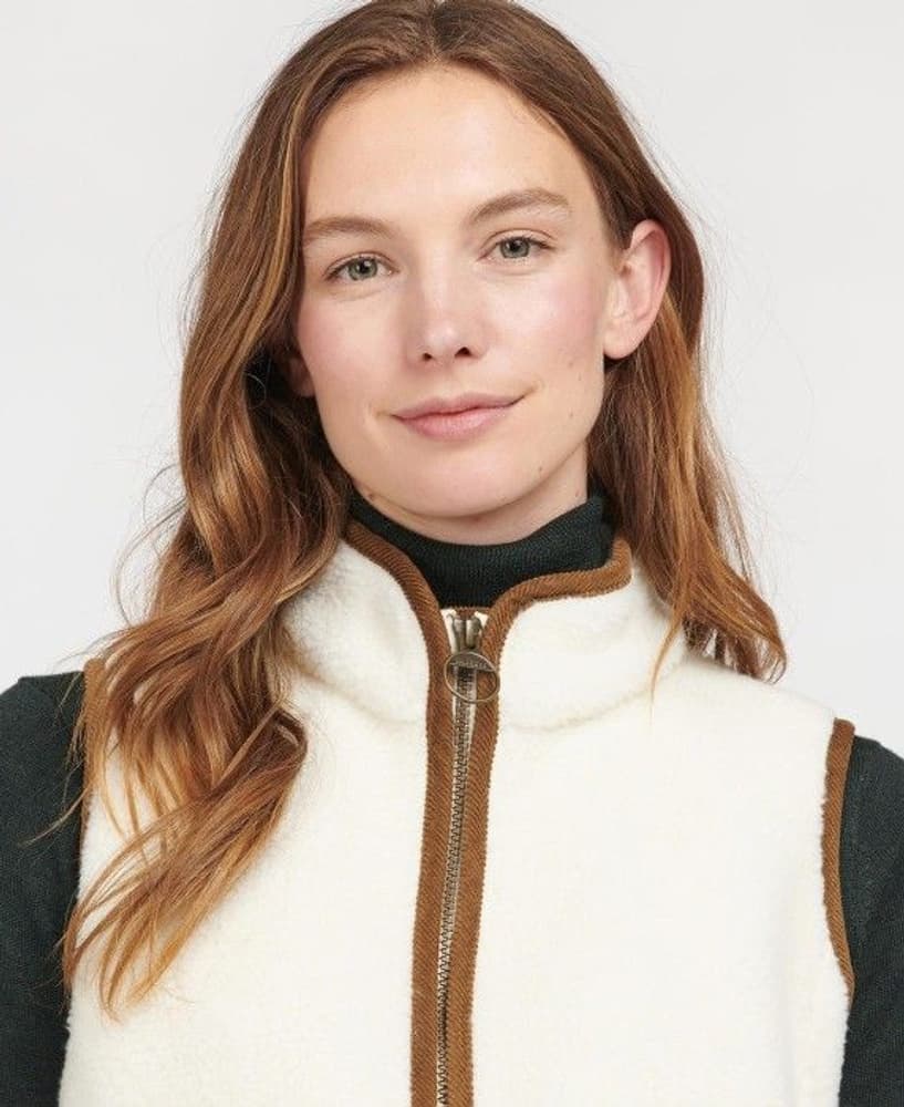 Burford Fleece naisten fleeceliivi, valkoinen, view: 1