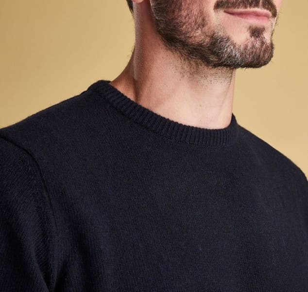 M's Patch Crew Neck Navy, view: 2