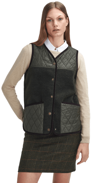 Brambles Gilet naisten liivi, Olive/Classic, view: 4