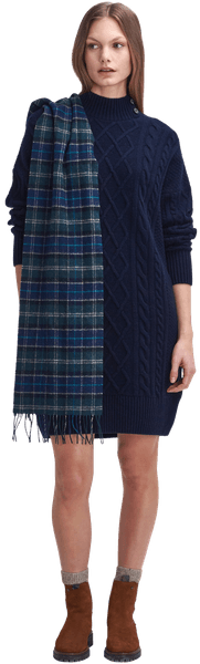 Clarence Dress mekko, Navy Woodland Floral, view: 5