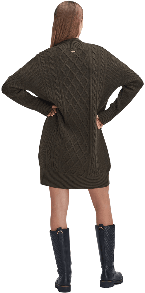 Clarence Dress mekko, Olive, view: 5