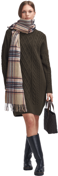 Clarence Dress mekko, Olive, view: 6