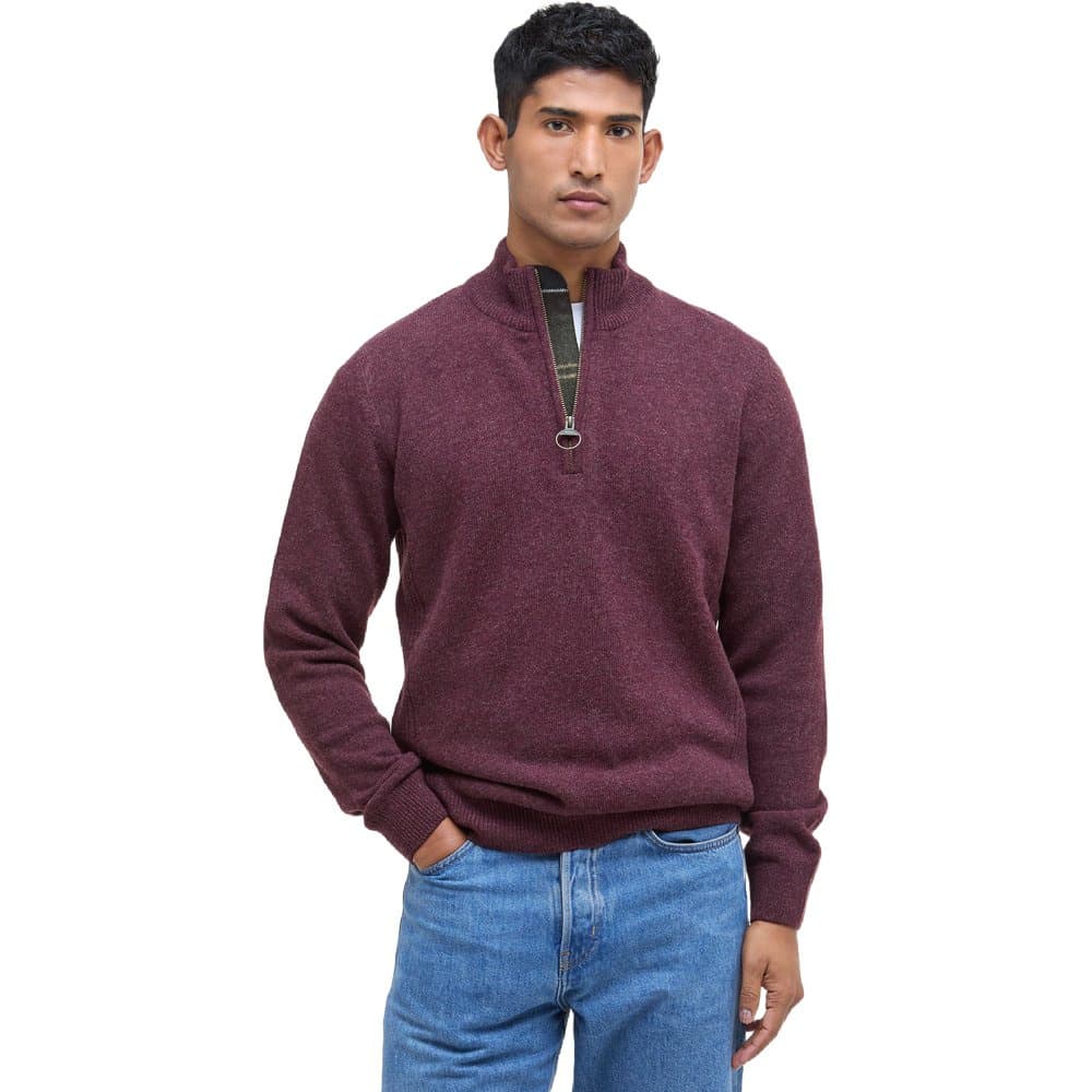 M's Holden Half Zip Ruby Marl, view: 2