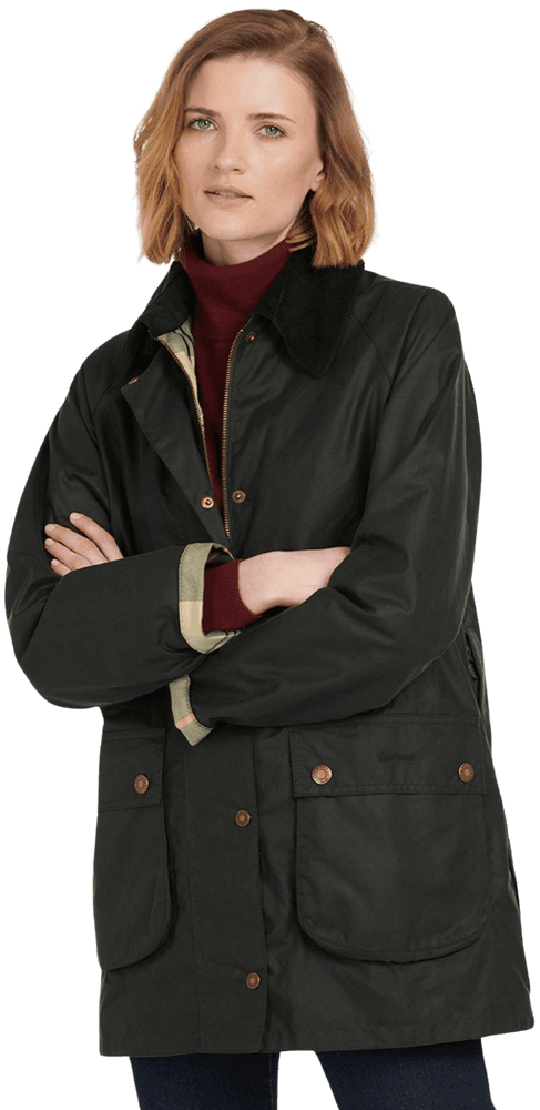 Tain Wax Jacket naisten takki, Sage, view: 4